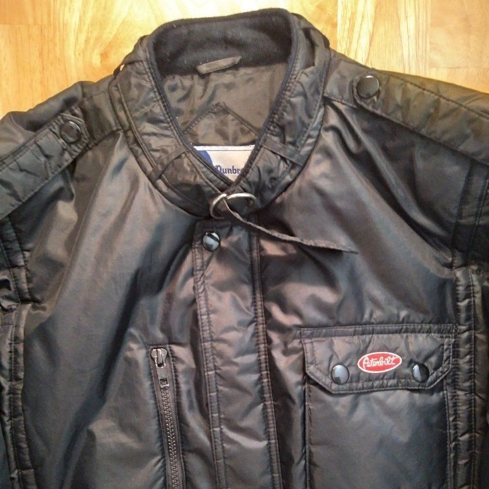 Vintage Dunbrooke Upstream Peterbilt Trucking Bomber Jacket